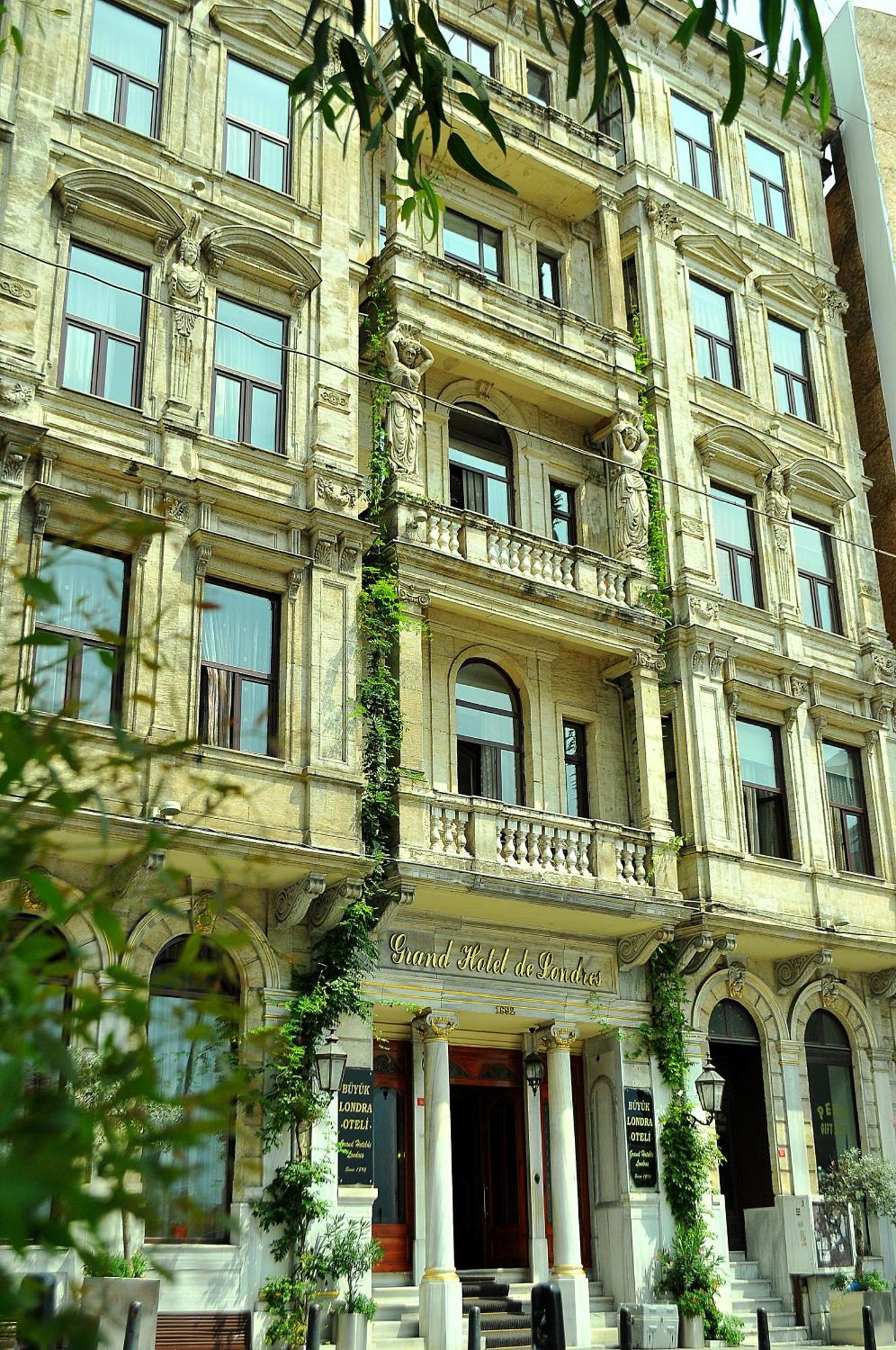Grand Hotel de Londres Estambul Exterior foto