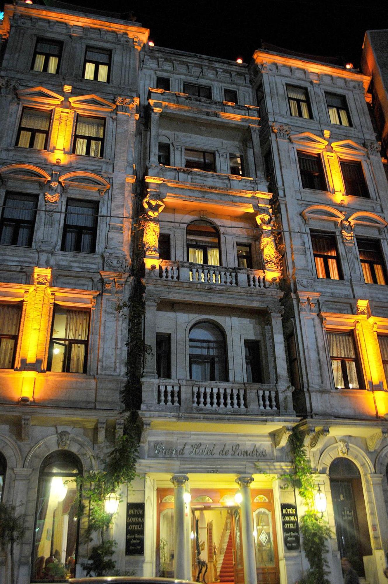Grand Hotel de Londres Estambul Exterior foto