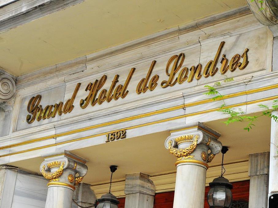 Grand Hotel de Londres Estambul Exterior foto
