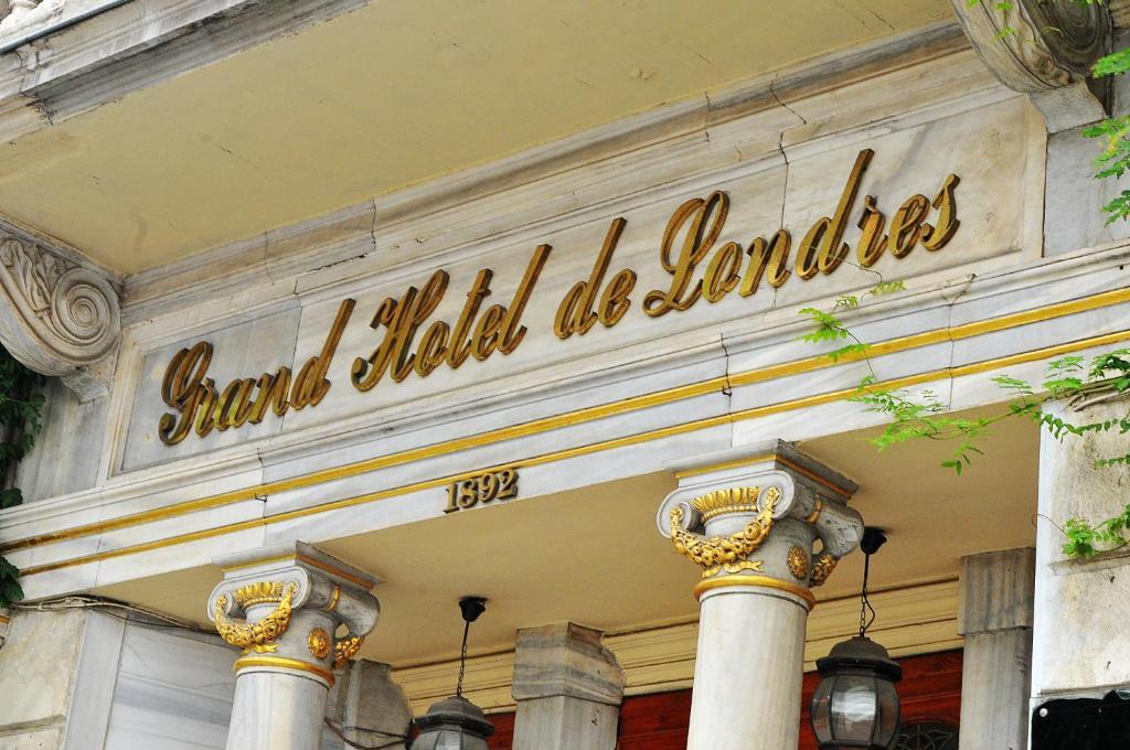 Grand Hotel de Londres Estambul Exterior foto